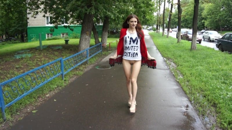 Kate rich public nudity walks naked